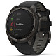 Спортивний годинник GARMIN Fenix 8 47mm Sapphire Solar Carbon Gray DLC Titanium with Black Silicone Band