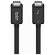 Кабель Belkin USB-С > USB-C, 2м, 100Вт, Thunderbolt 4, 40Гбс, чорний