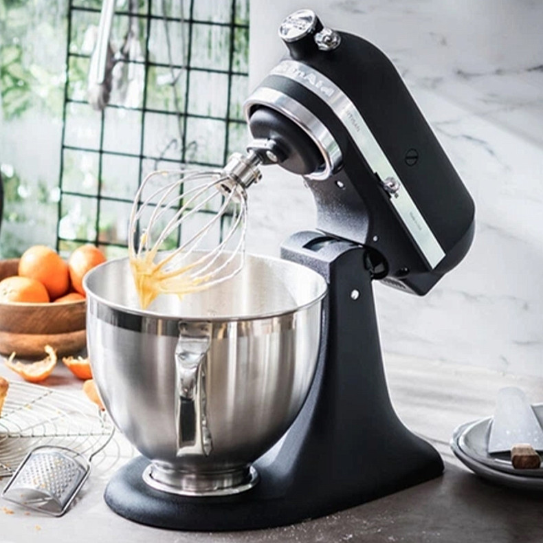 Кухонный комбайн KitchenAid Artisan 4,8 л 5KSM185PSEBK с откидным блоком цвет чугун