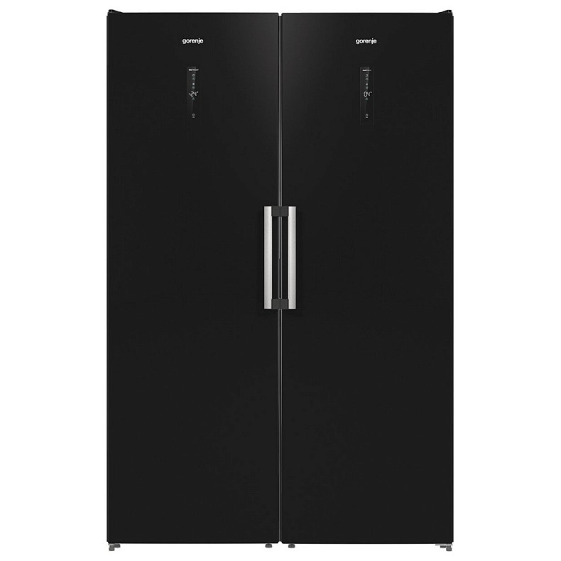 Холодильна камера Gorenje, 185x60х66, 398л, А++, дисплей, зона св-ті, чорний