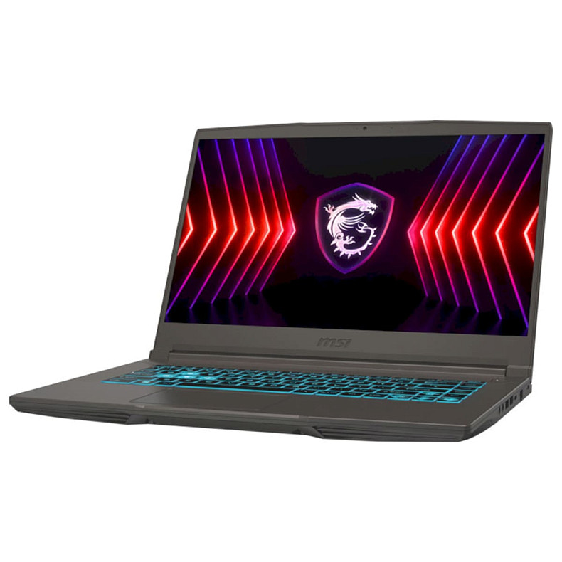 Ноутбук MSI Thin 15.6 FHD, Intel i5-12450H, 16GB, F512GB, NVD3050-4, DOS, чорний