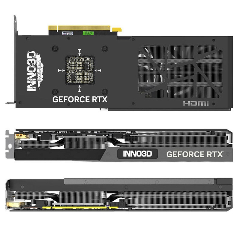 Видеокарта GeForce RTX4070 Inno3D X3 OC, 12GB GDDR6X, 192bit, PCI Express (N40703-126XX-185252L)