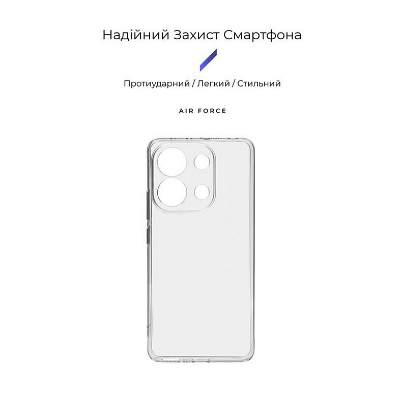 Чехол-накладка Armorstandart Air для Xiaomi Redmi Note 13 4G Camera cover Clear (ARM71880)