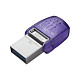 Накопитель Kingston 128GB USB 3.2 Type-A Gen1 + Type-C DT microDuo 3C