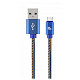 Кабель Cablexpert (CC-USB2J-AMCM-1M-BL) USB 2.0 A - USB Type-C, 1м, синий