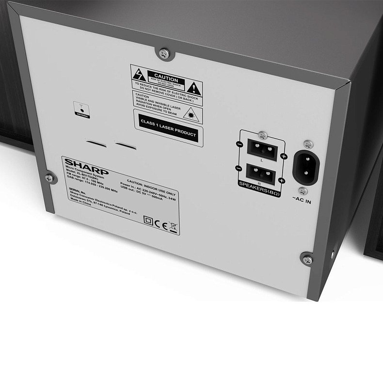 Музыкальный центр Sharp XL-B517D(BK) Black