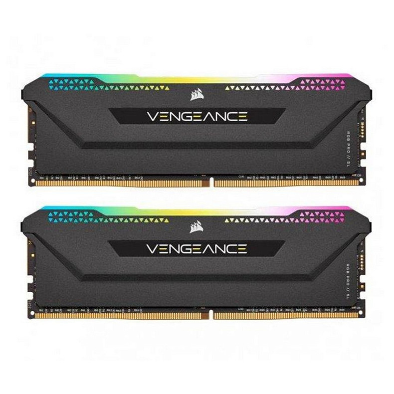 ОЗП Corsair 32GB (2x16GB) DDR4 3600MHz Vengeance RGB Pro SL (CMH32GX4M2D3600C18)