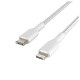 Кабель Belkin USB-С - Lightning, BRAIDED, 1m, white