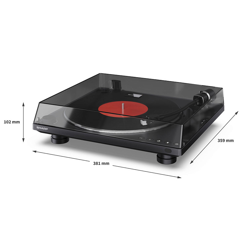 Вініловий програвач Sharp RP-TT100 Black