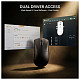 Мышка Attack Shark V8 Ultra-Light, Wireless/Bluetooth, 42000dpi. (PAW3950MAX), 6кн., Black