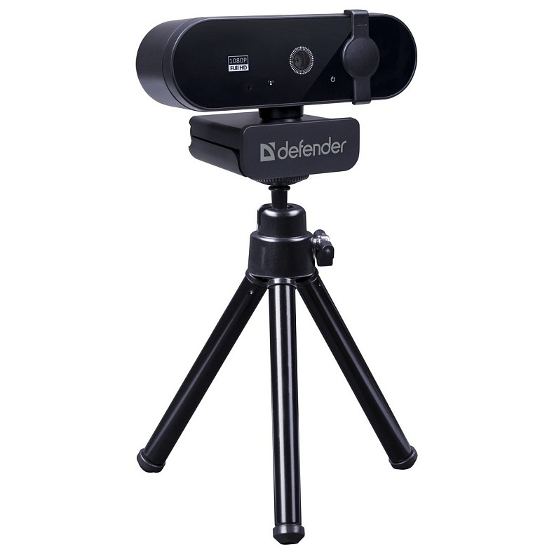Веб-камера Defender G-lens 2580 FullHD 1080p, 2МП, чорна