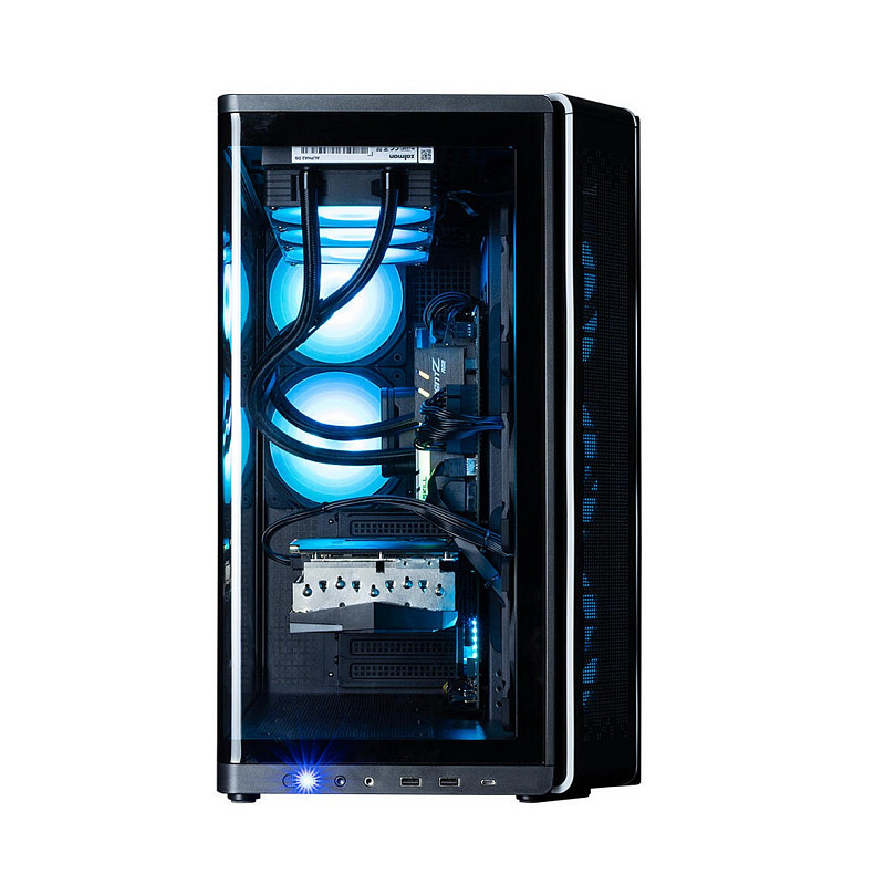 Корпус Zalman P60 без БЖ, 2xUSB3.0, 1x Type C, 3x120мм ARGB Reverse, 2x120мм ARGB, VGA 435мм, LCS re