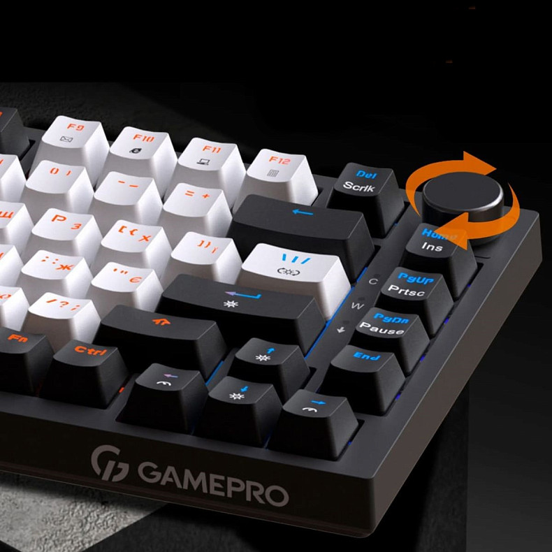 Клавиатура механическая GamePro MK160B (Red) с Hot-Swap RGB Black