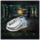Миша GravaStar Mercury M1 Pro, BT/WL/USB-A, RGB, чорно-білий