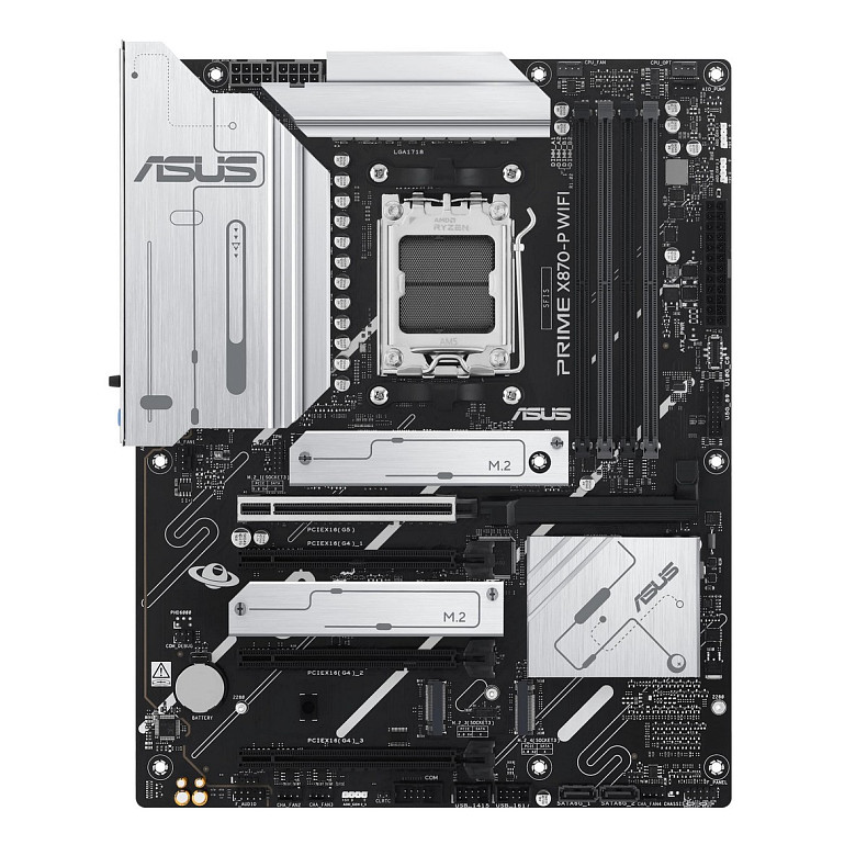 Материнская плата ASUS PRIME X870-P WIFI sAM5 X870 4xDDR5 M.2 HDMI WiFi BT ATX