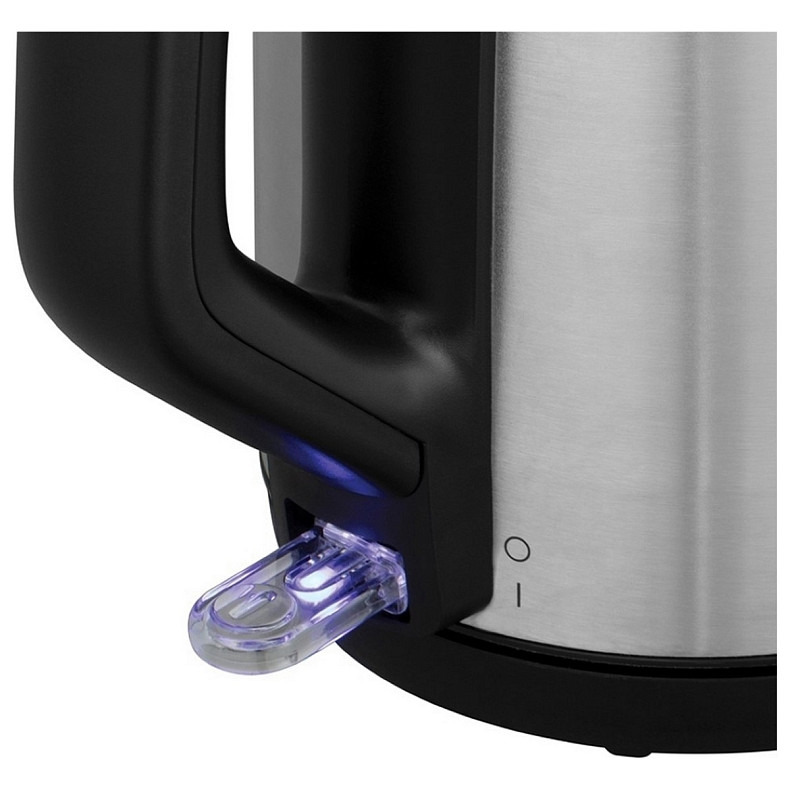 Електрочайник Russell Hobbs Heaton, 1.7л, нержавіюча сталь, сріблясто-чорний