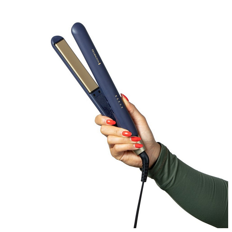 Випрямляч Remington Sapphire Luxe, 150-230С, чохол, кераміка, сапфіровий