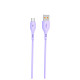 Кабель SkyDolphin S22T Soft Silicone USB - USB Type-C (M/M), 1 м, Violet (SDUSB-000603)