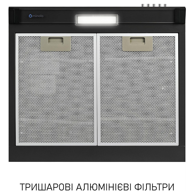 Вытяжка Minola HPL 522 BL