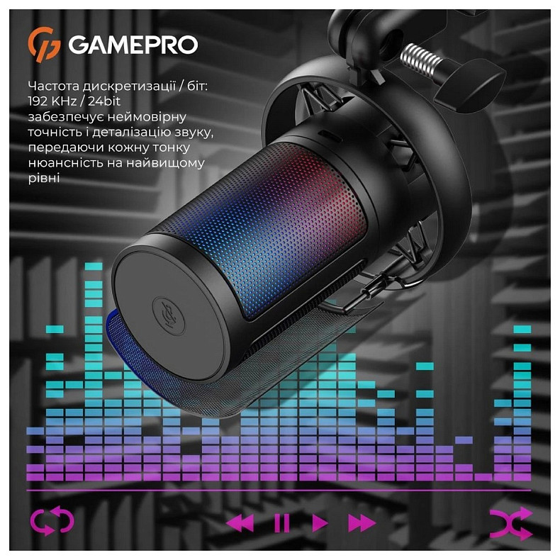 Микрофон GamePro UGM105B Black