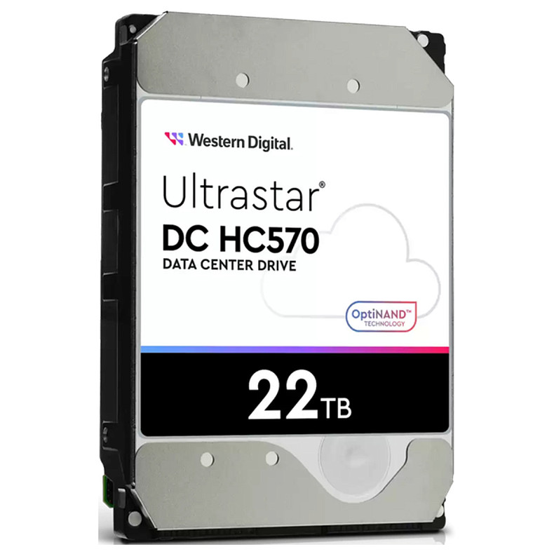 Накопитель HDD WD SATA 22TB 7200RPM 6GB/S 512MB DC HC570 0F48155