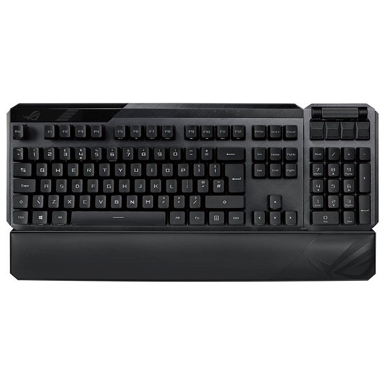 Бездротова клавіатура Asus ROG Claymore II RD RGB WL Black (90MP01W0-BKUA01)