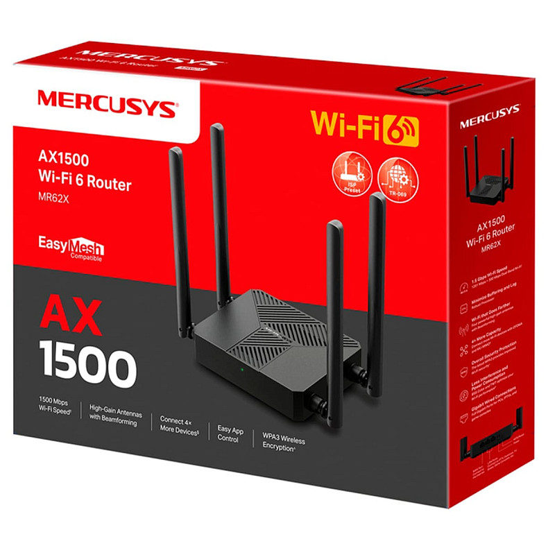 Wi-Fi Роутер Mercusys MR62X
