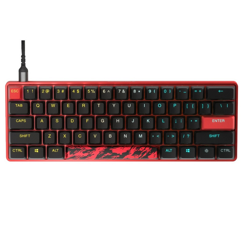 Клавиатура оптическая SteelSeries Apex 9 TKL RU OptiPoint Mini Faze Clan