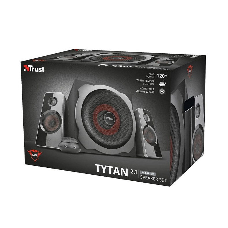 Акустична система (Колонки) Trust 2.1 GXT 38 Tytan Ultimate Bass Speaker Set BLACK