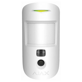 Датчик движения с камерой Ajax MotionCam, PhOD, Беспроводной, Jeweller, Белый (000027929)
