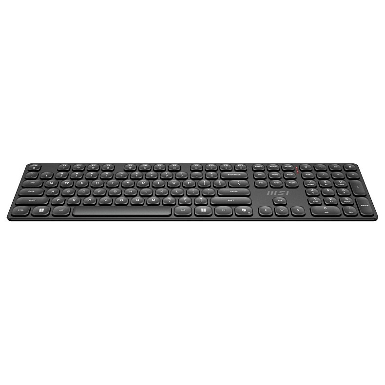 Комплект беспроводной MSI K210 мышка и клавиатура, черный