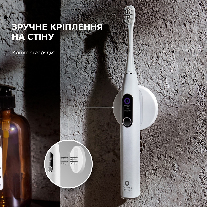 Электрическая зубная щетка Oclean X Pro Elite Set Grey
