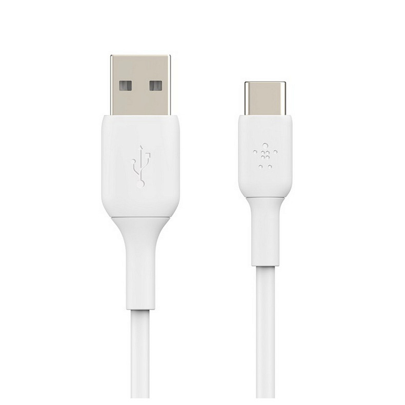 Кабель Belkin USB-A – USB-С, PVC, 1м White