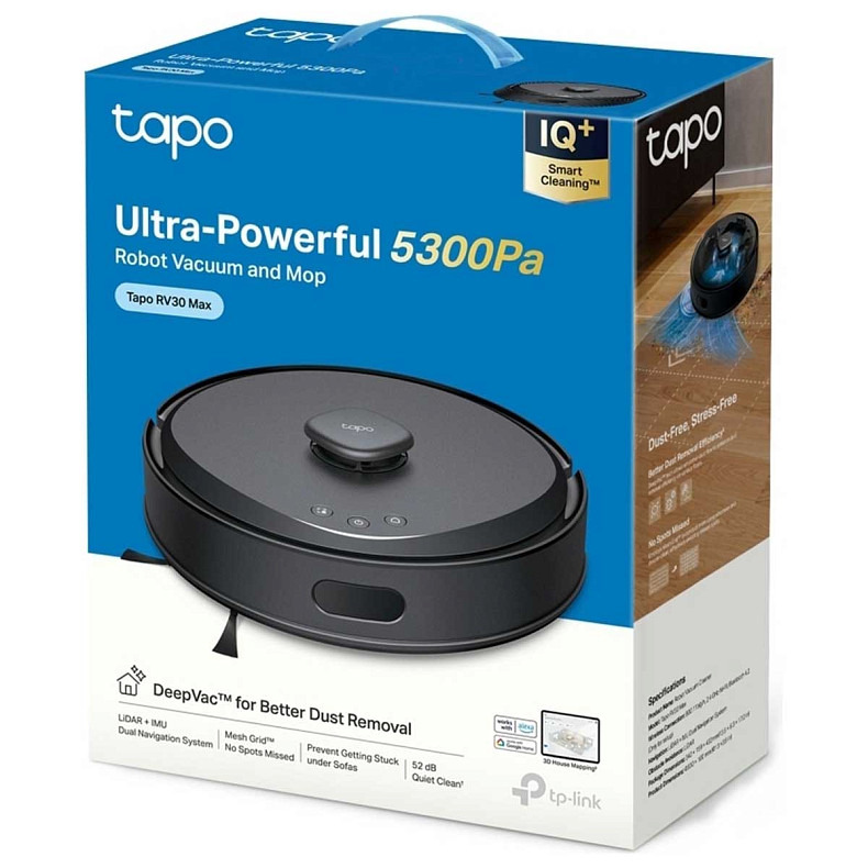 Робот-пилосос TP-Link LiDAR Tapo RV30 Max