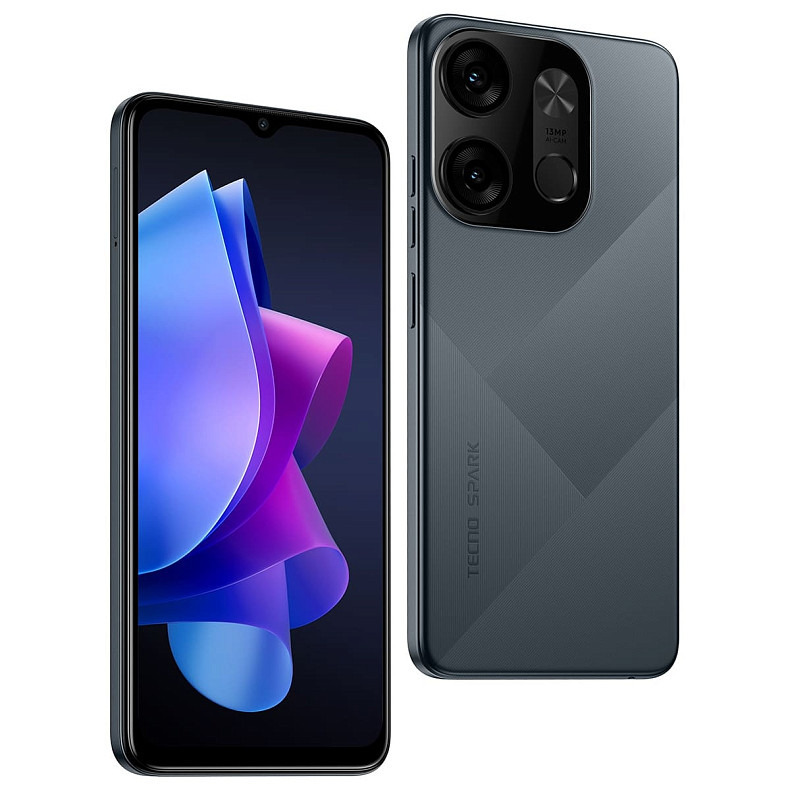 Смартфон Tecno Spark Go 2023 (BF7n) 3/64GB NFC Dual Sim Endless Black (4895180796296)