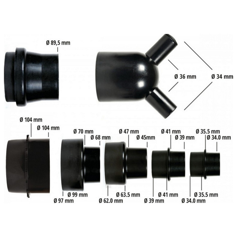 Пылесос для стружки Einhell TE-VE 550/1 A 550Вт 2850об/мин 1150м3/ч 1.6Кпа 65л 20.8кг