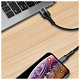 Кабель ColorWay USB-microUSB, nylon, 2.4А, 1м, Black (CW-CBUM045-BK)