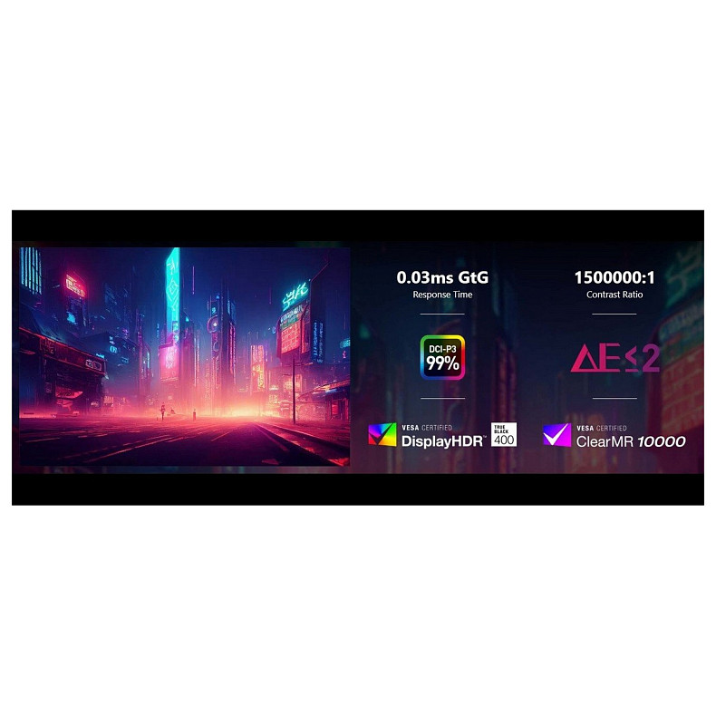 Монітор MSI 31.5" MAG 322UP-E16 2xHDMI, DP, USB-C, Audio, QD-OLED, 3840x2160, 165Hz, 0.03ms, sRGB 13