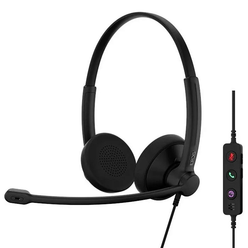 Гарнитура EPOS IMPACT 100 MS Stereo USB-C+A Black (1001421)