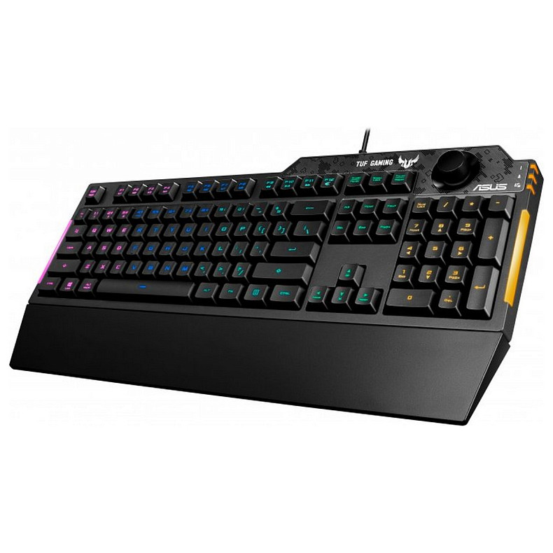 Клавиатура Asus TUF Gaming K1 USB Black UKR (90MP01X0-BKMA00)