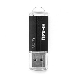 Флеш-накопитель USB 64GB Hi-Rali Corsair Series Black (HI-64GBCORBK)