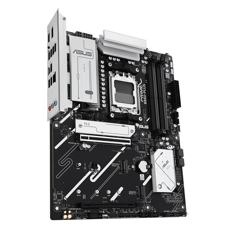 Материнская плата ASUS PRIME B850-PLUS sAM5 B850 4xDDR5 M.2 HDMI DP ATX
