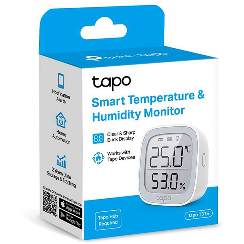 Умный датчик температуры и влажности TP-Link, Tapo T315