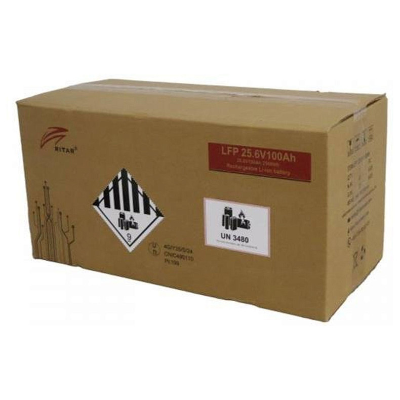 Акумуляторна батарея літієва Ritar 24 В 100 Aгод, LiFePo4