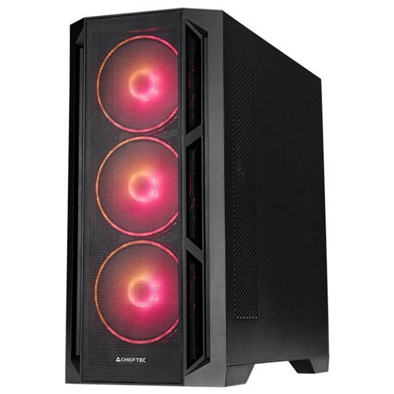 Корпус Chieftec Apex Lumo Black (GA-01B-L-OP) Без БП