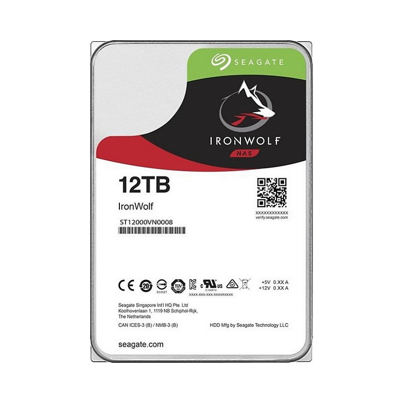 Жесткий диск Seagate IronWolf 12.0TB NAS 7200rpm 256MB (ST12000VN0008)