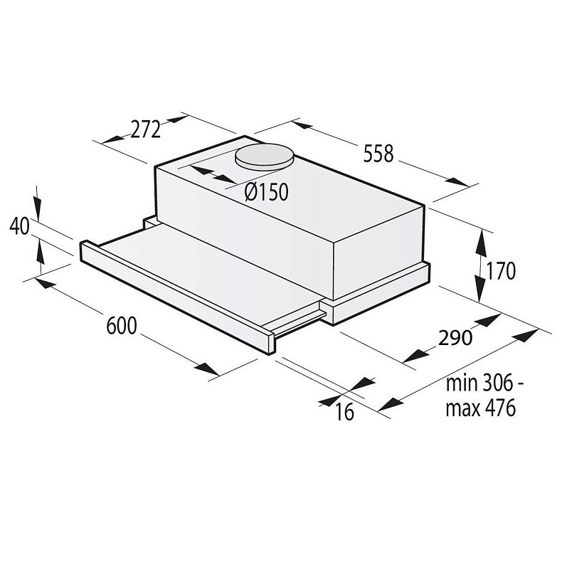 Витяжка Gorenje TH60E3W