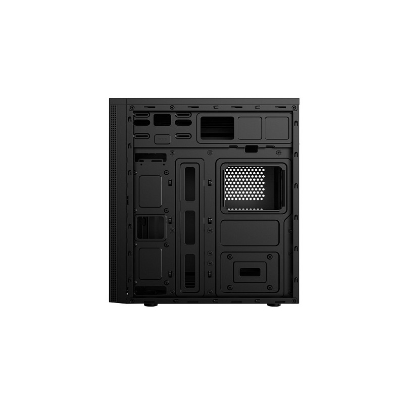 Корпус 2E Alfa E185-400, з БЖ 2E ATX400W, 1xUSB3.0, 2xUSB2.0, Perforated Side, ATX, чорний