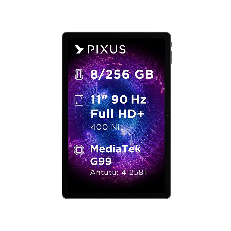 Планшет Pixus Titan 11" 8/256GB 4G Grey