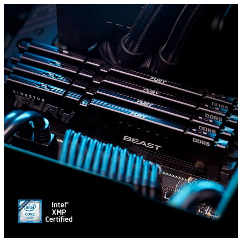 ОЗУ Kingston Fury Beast DDR5 2x32GB 5600MHz Black (KF556C36BBE2K2-64)